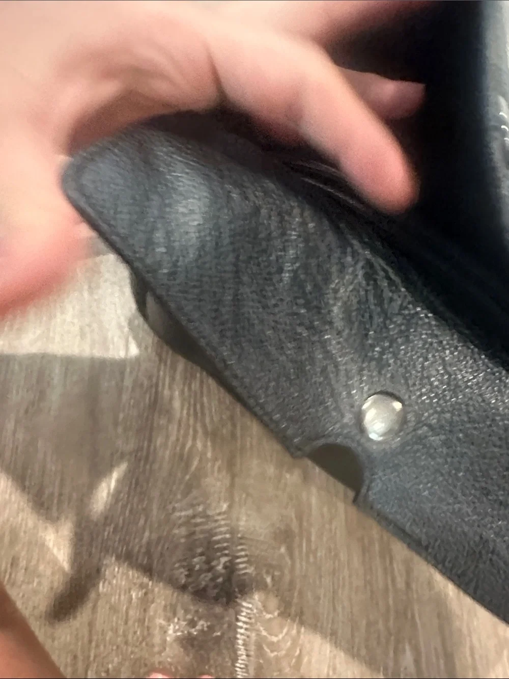 Italian Leather Black Crossbody Bag